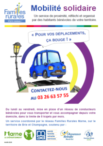 Service de mobilité solidaire familles rurales