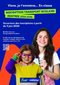 Inscription transport scolaire – A compter du 3 juin 2024