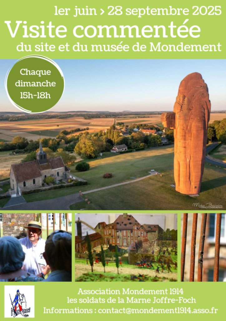 Visite du site et musée de Mondement 1er juin au 28 septembre