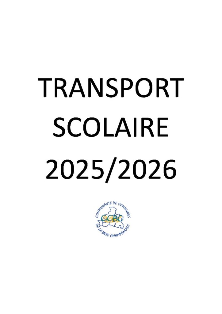 Inscriptions transport scolaire – les inscriptions sont ouvertes