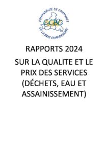 Les rapports d’activités des services 2024