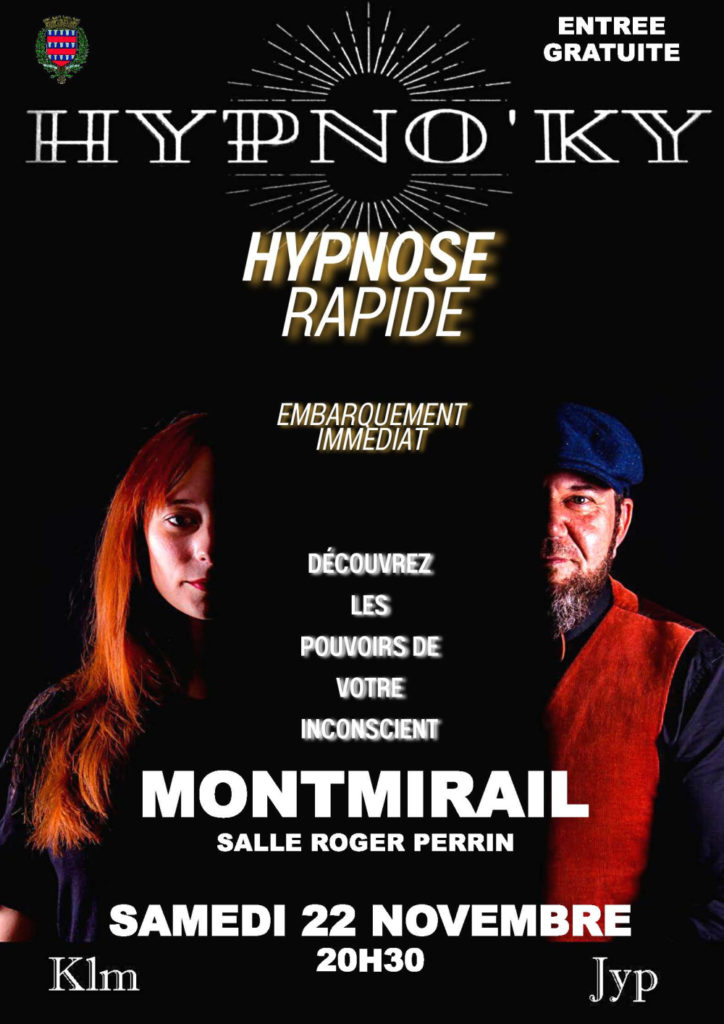 Ville de Montmirail – Soirée hypnose le 22 novembre à 20h30