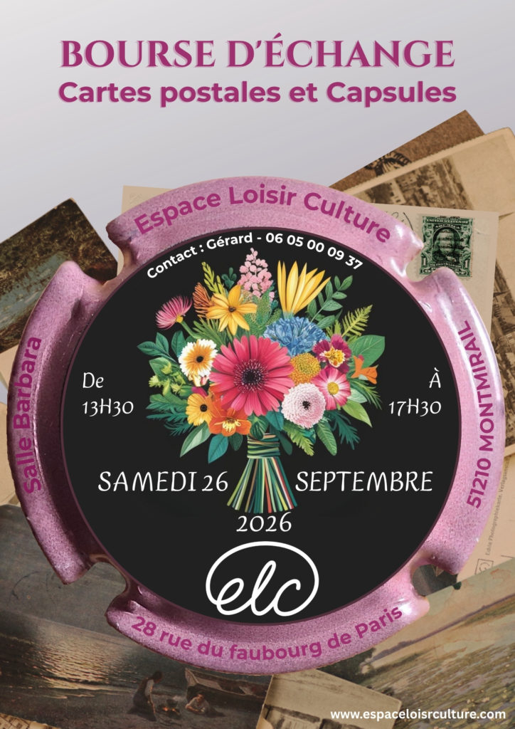 ELC Bourse d&rsquo;échange – samedi 26 septembre à 13h30 salle Barbara