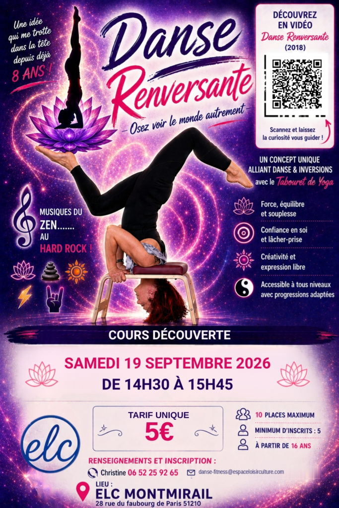 ELC – Danse renversante le 19 septembre à 14h30 à la salle de danse ELC